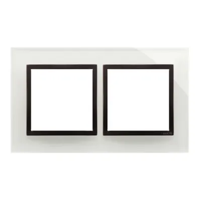Rama dubla de sticla IP20/IP44(a se folosi cu DUN1 pentru IP44), nor de furtuna