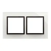 Rama dubla de sticla IP20/IP44(a se folosi cu DUN1 pentru IP44), nor de furtuna