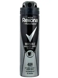 Rexona Spray deodorant barbati 150 ml Invisible Black&White
