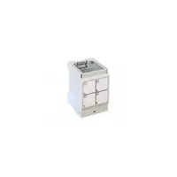 RJ45 connector support to be equipped cu 1 to 4 RJ45 LCS³ UTP connectors - 5 DIN module