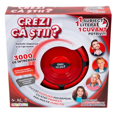 Joc de societate, Zanzoon, Crezi ca stii?