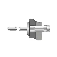 Pop-nituri Multigrip Cap Bombat Aluminiu - Inox-3.2 X 11