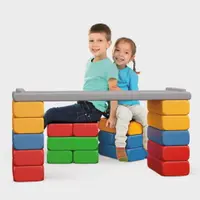 Joc de construcție cu 23 de cărămizi uriașe din plastic