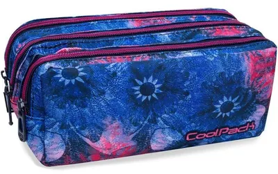 Penar scolar dreptunghiular Cool Pack Primus - Pink Magnolia, cu 3 compartimente