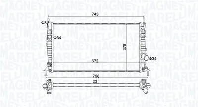 Radiator Motor (manual) Potrivit Volvo C30, C70 Ii, S40 Ii, V50; Citroen Berlingo; Ford C-Max, Focus C-Max, Focus Ii; Mazda 3 1.3-2.5