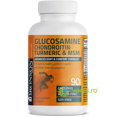 Glucozamina Chondroitin Turmeric & MSM 90cps