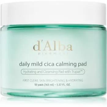 d'Alba Daily Mild Cica Calming Pad dischete calmante pentru o hidratare intensa