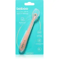 Baboo Silicone Spoon linguriță Peachy Keen 6m+ 1 buc