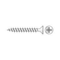 Surub Rigips Filet Pas Mare Tratat Termic Otel Fosfatat-3.9 X 45