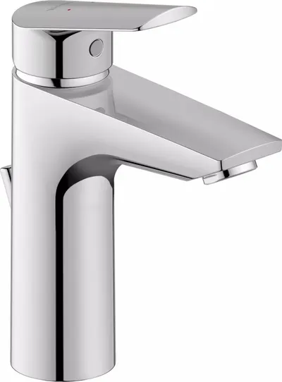 Baterie lavoar Duravit DuraStyle N11020001010, marime M, cartus ceramic, monocomanda, 184 mm, ventil, Crom lucios