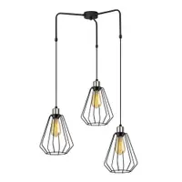 Lustră metalică Opviq lights Mathaios, negru