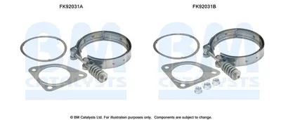 Set montare sistem esapament potrivit OPEL ASTRA J, ASTRA J GTC, CORSA D, INSIGNIA A; SAAB 9-5 1.6 11.06