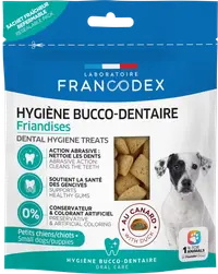 Francodex, recompense pentru igiena dentara, catelusi, 75 g