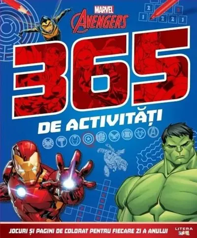 Disney. Marvel. Avengers. 365 de activități - Paperback brosat - Disney