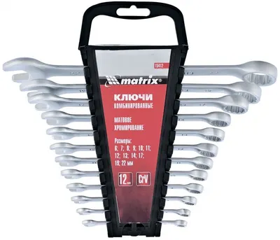 Set chei MTX - 12 bucăți, 6-22 mm, mat