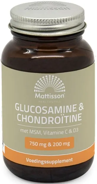 Glucosamine & Chondroitin, 60 tablete, Mattisson Healthstyle
