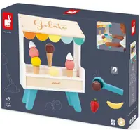 Stand de înghețată din lemn pentru copii Janod - Gelato