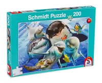 Puzzle Schmidt din 200 de piese - Underwater Friends