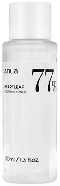Anua Heartleaf Toner facial calmant 77%, 40 ml
