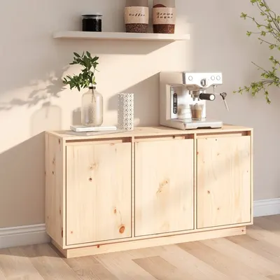 vidaXL Dulap, 111x34x60 cm, lemn masiv de pin