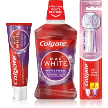 Colgate Max White Purple set pentru dinti