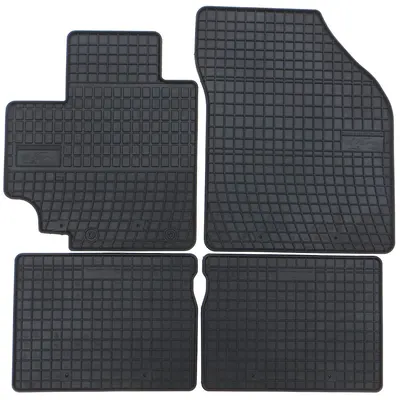 Set covorase auto din cauciuc Suzuki Celerio 2014-, presuri FROGUM, negre, 4 buc.