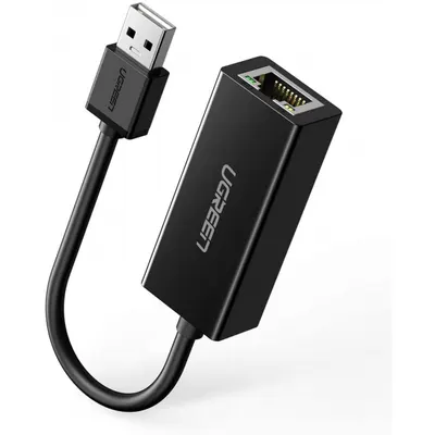Placa Retea UGREEN CR110, RJ45, USB, Negru