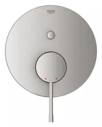 Unitate comanda dus Grohe Essence 24058DC1, 2 iesiri, necesita valva, Otel satinat