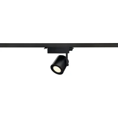 Iluminat decorativ pe sina, Melodii SUPROS TRACK, LED negru sistem 3 circuite de iluminat negru 4000K CRI90 60 ° 2700lm reflector incl. adaptor 3 circuite