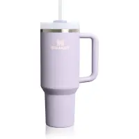 Stanley Quencher H2.O FlowState™ Tumbler pahar din oțel inoxidabil cu pai mare Purple Dust 1 buc