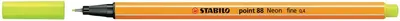 Liner Stabilo Point 88 - galben neon, 0,4 mm