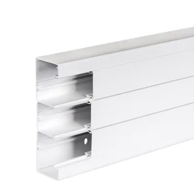 OptiLine 45 - canal de instalare - 185x55 mm - PVC - alb polar - 2000 mm
