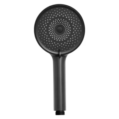 Cap de duș negru mat din plastic ø 12 cm Softwater – Wenko