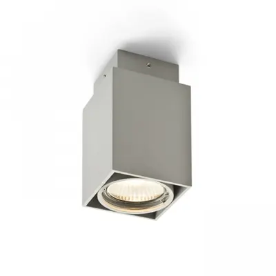 EX GU10 square Plafoniera gri argintiu 230V GU10 50W