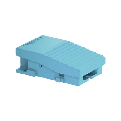Comutator Picior Simplu - Ip66 -Fara Capac -Metalic -Albastru - 1 Nc + 1 No
