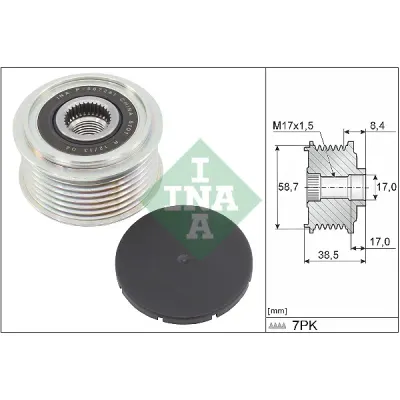 Sistem roata libera, generator INA 535 0318 10