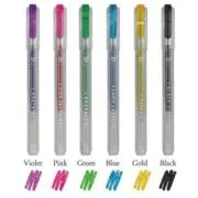 Set 6 pixuri Glitter Gel, Shine like a diamond, multicolor, Legami