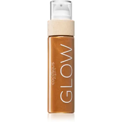 COCOSOLIS GLOW ulei pentru strălucire cu particule stralucitoare cu parfum Cookies 100 ml