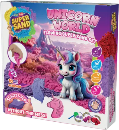 Play Toys Nisip de joacă - Unicorni