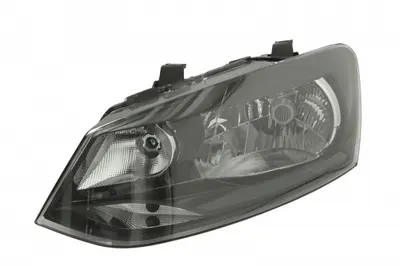 Far stanga (H4, electric, fundal negru, fundal transparent) VW POLO 2009-2014