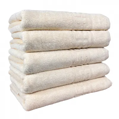 Set 5 Prosoape Baie, Bumbac 100%, Bej