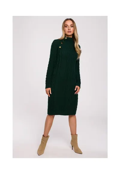Rochie dama - Acril/Poliamida - Verde inchis