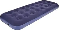 Saltea gonflabila pentru camping, plaja, 1-2 persoane, PVC si catifea