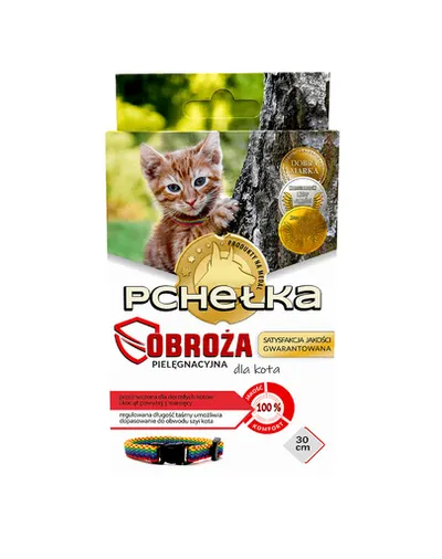 PCHEŁKA Zgarda ingrijire pisici 30cm