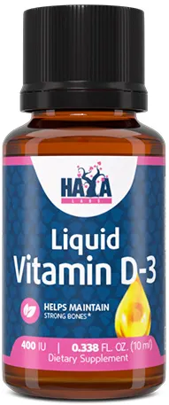 Liquid Vitamin D3, 400 IU, 10 ml, Haya Labs