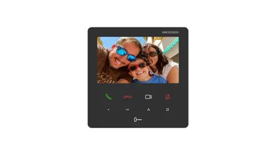 Post interior videointerfon color Hikvision DS-KH6110-WE1, 4.3-inch colorful touch screen, rezolutie: 480 × 272, Colorful TFT, 9
