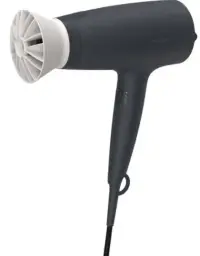 Uscator de par Philips BHD302/30, 1600 W, 3 Viteze (Negru)