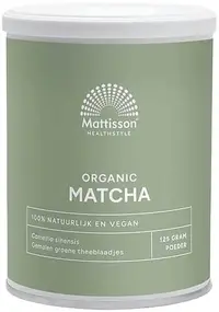 Organic Matcha, 125 g, Mattisson Healthstyle