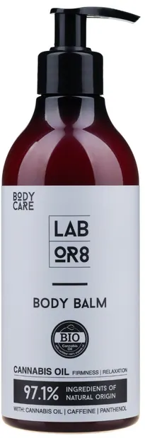 Labor8 Hemp Balsam de corp cu ulei de cânepă, 380 ml