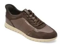Pantofi sport GEOX maro, U66NEA, din piele ecologica